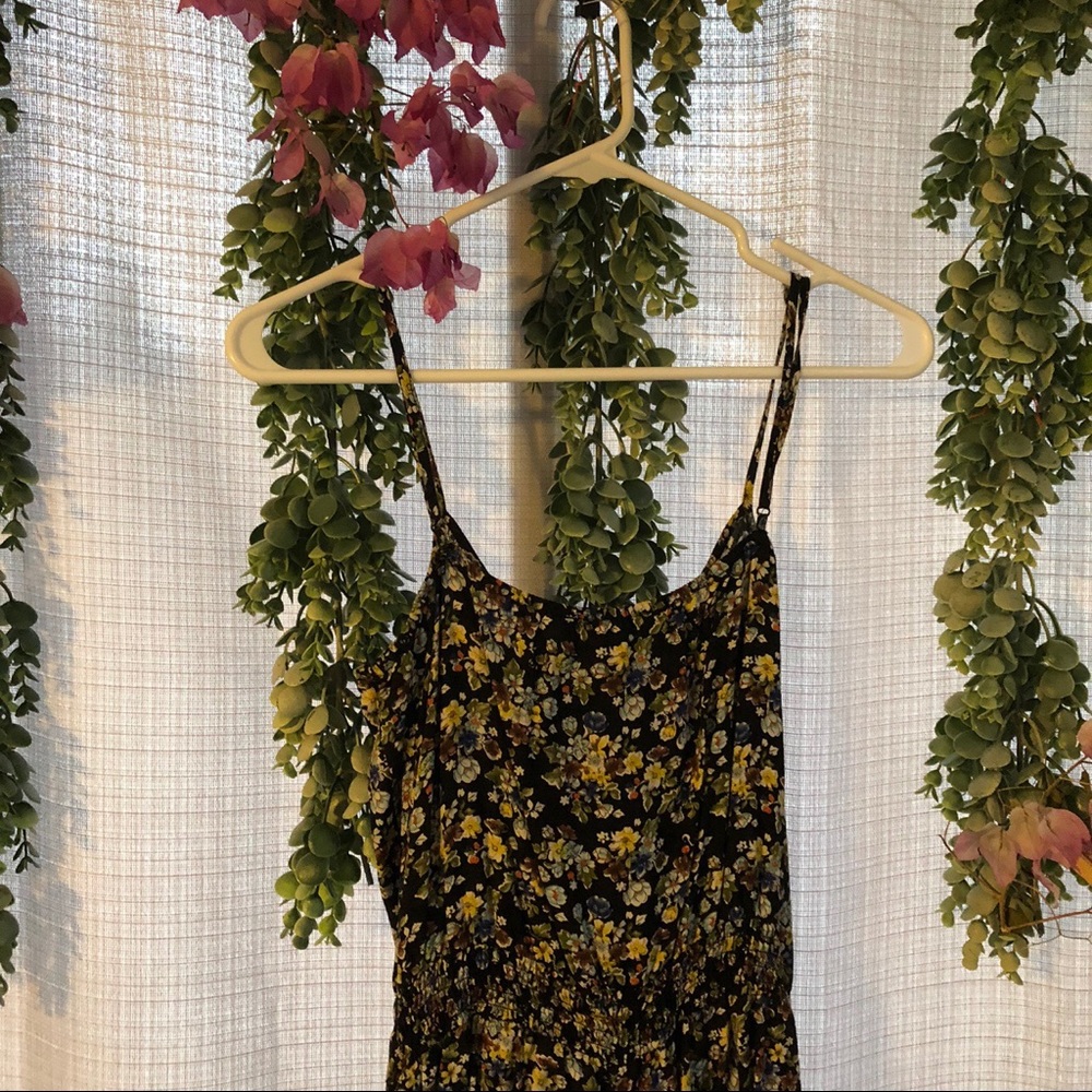 black floral romper